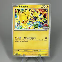Pokemon Pikachu 2025 World Championships SVP EN 225 Promo Card Black Star Promo - Image 1