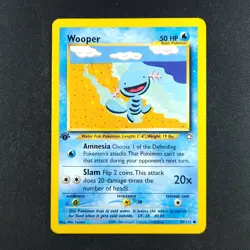 Wooper 82/111 - Neo Genesis 1st Edition - Pokemon Card - Image 1