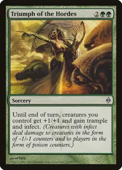 Triumph of the Hordes New Phyrexia Magic The Gathering MTG Card - Image 1