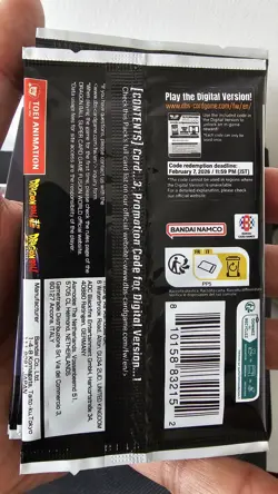 Dragon Ball Super Fusion World Promotion Pack Vol 5 Sealed English 3 Cards Total - Image 2