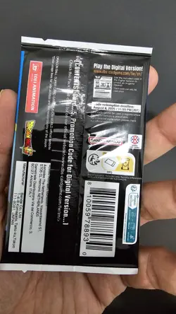 Dragon Ball Super Fusion World Promotion Pack Vol 3 Sealed English 5 Cards Total - Image 2