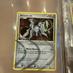 Pokemon TCG Arceus lv.100 AR9 Holo Card 2009 MP Condition - Image 1