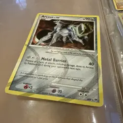 Pokemon TCG Arceus lv.100 AR9 Holo Card 2009 MP Condition - Image 2