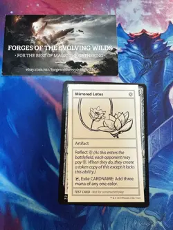 Mirrored Lotus Play test card Mystery Booster - Image 1