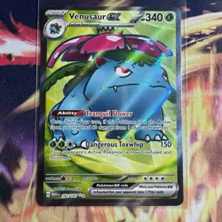 Pokemon Card TCG Venusaur ex Scarlet & Violet - 151 182/165 Holo Ultra Rare NM/M - Image 1