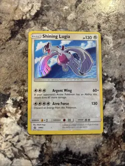 Pokemon TCG Shining Lugia Black Star Promo Card SM82 - Image 1