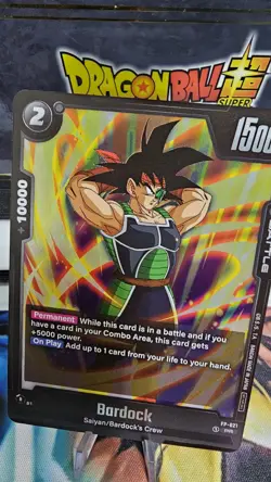 Bardock Dragon Ball Super Fusion World Promo Card FP-021 NM/M Release Event - Image 1