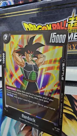 Bardock Dragon Ball Super Fusion World Promo Card FP-021 NM/M Release Event - Image 4