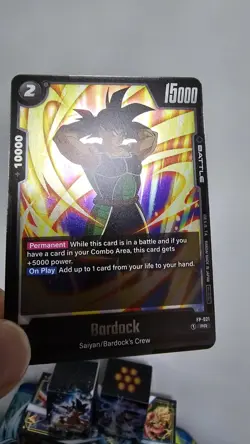 Bardock Dragon Ball Super Fusion World Promo Card FP-021 NM/M Release Event - Image 5