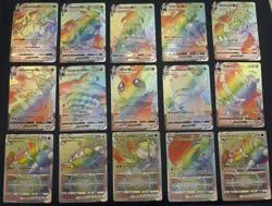 Pokemon TCG SWSH Rainbow Full Art Lot Of 26 Cards - Image 1