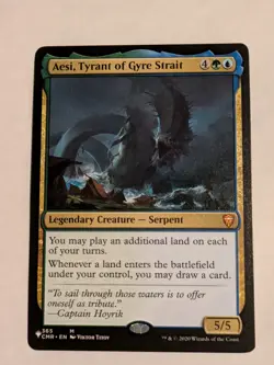 Aesi Tyrant of Gyre Strait NM/M MTG Mystery Booster 2 The List Magic Card - Image 1