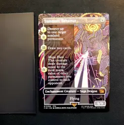 MTG Summon: Bahamut (Borderless) Final Fantasy Regular Mint Condition 🔥 - Image 2