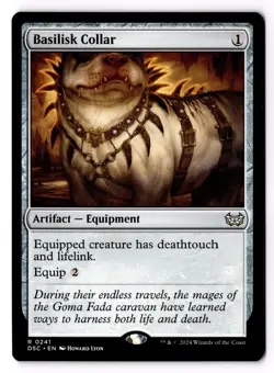 Basilisk Collar 241 Commander: Duskmourn: House of Horror NM - Image 1