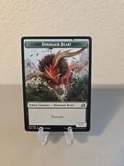 MTG Dinosaur Beast Token 011/013 NM Ikoria Lair Of Behemoths - Image 1
