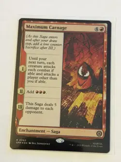 Maximum Carnage Marvel's Spider-Man Foil 83 - Image 1