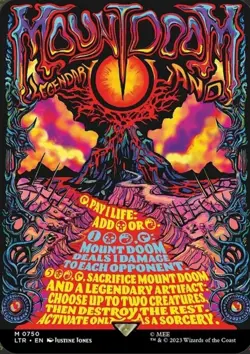 Mount Doom M Poster #750 | LTR The Lord Of The Rings | MTG - Image 1