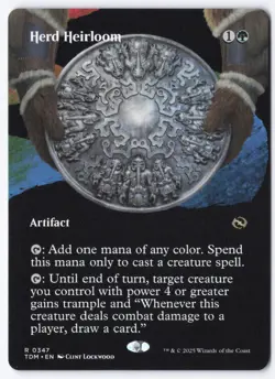 Herd Heirloom (Borderless) R Tarkir: Dragonstorm 347 NM - Image 1
