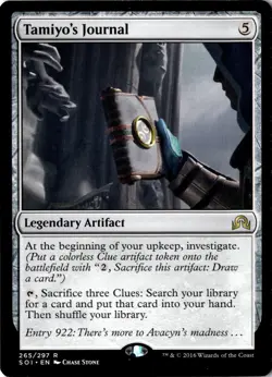 Tamiyo's Journal (Entry 922) R Shadows over Innistrad 265 NM - Image 1