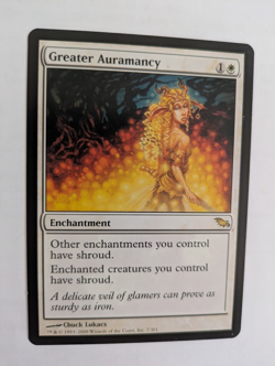 Greater Auramancy Shadowmoor MTG NM Free shipping with tracking - Image 1