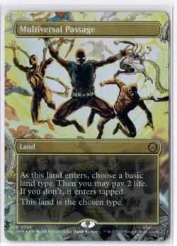 Multiversal Passage (Borderless) 206 MTG Marvel's Spider-Man FOIL NM/M - Image 1