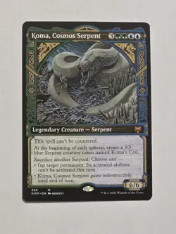 Koma, Cosmos Serpent - Showcase - Kaldheim - Near Mint - MTG - Image 1