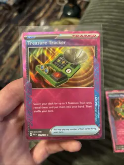 Pokemon TCG Prismatic Evolutions Treasure Tracker Ace Spec (NM) - Image 1