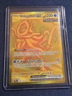 Pokemon TCG Walking Wake ex 178/131 Hyper Rare Holo Prismatic Evolutions NM - Image 1