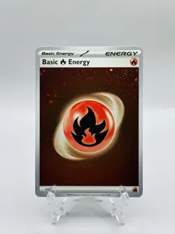 🔥Pokemon TCG-Basic Fire Energy (Cosmos Holo) 002-Scarlet & Violet 151-M/NM!🔥 - Image 1