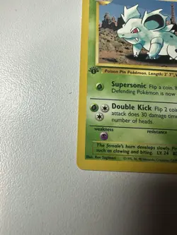 Nidorina 1st Edition Jungle 40/64 Uncommon Mint HD Photos WOTC Vintage Pokemon - Image 2