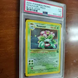 2000 Pokemon Promo VENUSAUR Holo Black Star Promo #13 NINTENDO PSA 7 NM - Image 3