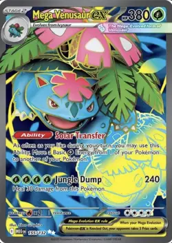 🌿Pokemon TCG | Venusaur EX | 155/132 | Mega Evolution | FULL ART🌿 - Image 1