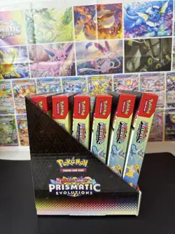 Pokemon TCG: Prismatic Evolutions - Poster Collection Sealed Lot Of 6 W/ Display - Image 4