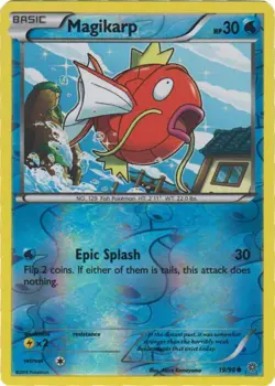 Pokemon - Magikarp - 19/98 - Common - Reverse Holo - XY - Ancient Origins - NM - Image 1
