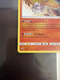 Pokemon TCG Shining Ho-Oh SM70 Black Star Promo Holo Shining Legends - Image 5