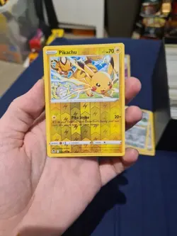 Pokemon TCG Pikachu Silver Tempest 049/195 Reverse Holo Mp - Image 1