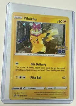 2022 Pokemon GO Black Star Promo Pikachu #SWSH234 - Image 1