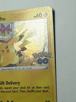 2022 Pokemon GO Black Star Promo Pikachu #SWSH234 - Image 3