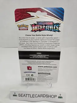 FACTORY SEALED NEW Pokemon TCG Battle Styles Charmander Holo Promo Blister Pack - Image 2