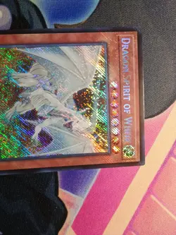 Yu-Gi-Oh TCG Dragon Spirit of White 1st Edi LCKC-EN018 Secret Rare Holo Bleed NM - Image 2