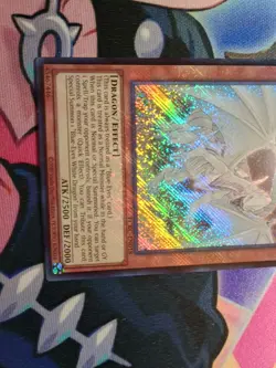 Yu-Gi-Oh TCG Dragon Spirit of White 1st Edi LCKC-EN018 Secret Rare Holo Bleed NM - Image 3