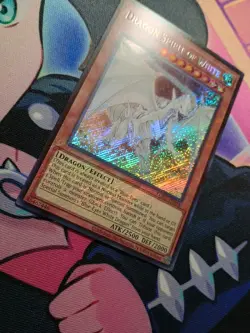 Yu-Gi-Oh TCG Dragon Spirit of White 1st Edi LCKC-EN018 Secret Rare Holo Bleed NM - Image 5