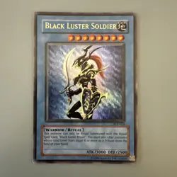 Black Luster Soldier SYE-024 Ultra Rare Unlimited LP Yugioh - Image 1