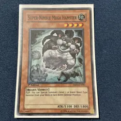 Super-Nimble Mega Hamster - ABPF-EN083 - Super Rare 1st Edition Yugiohi - Image 1