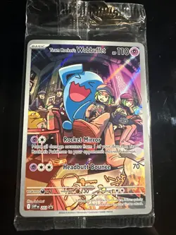 Pokemon SV: Scarlet & Violet Promo Cards #203 Team Rocket's Wobbuffet SEALED - Image 1