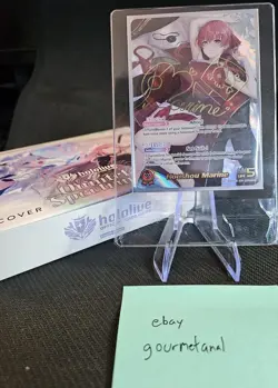 Hololive OCG Houshou Marine SEC hBP02-003 Quintet Spectrum Signed Card - Image 1