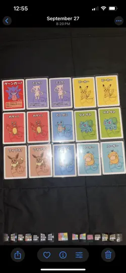 Old Maid Pokemon Center 2019 Japan Babanuki Card Pack Fresh Lot of x15 Gengar - Image 2