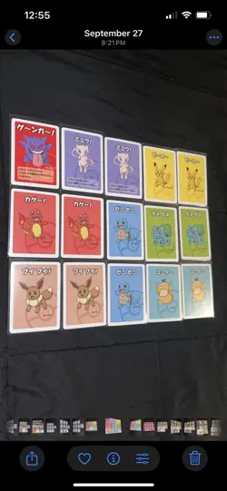 Old Maid Pokemon Center 2019 Japan Babanuki Card Pack Fresh Lot of x15 Gengar - Image 3