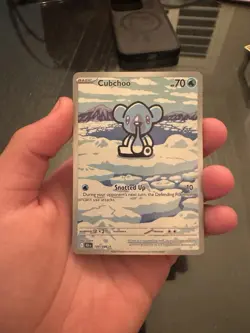Cubchoo 109/086 Pokemon TCG SV Black Bolt Illustration Rare Card - Image 1