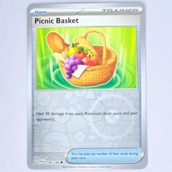 Picnic Basket 184/198 Scarlet & Violet Base Set Reverse Holo Pokemon Card TCG NM - Image 1