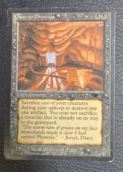 Gate to Phyrexia Antiquities Regular MTG MP Magic Card - Image 1